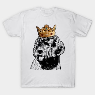 Portuguese Water Dog King Queen Wearing Crown T-Shirt